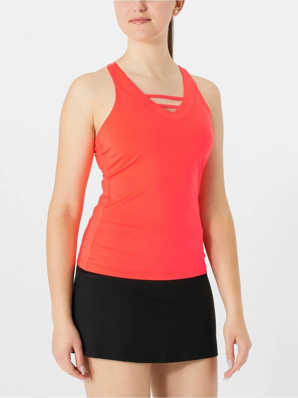 Fila Women's Essentials Tank Top - Bright Coral Size Large